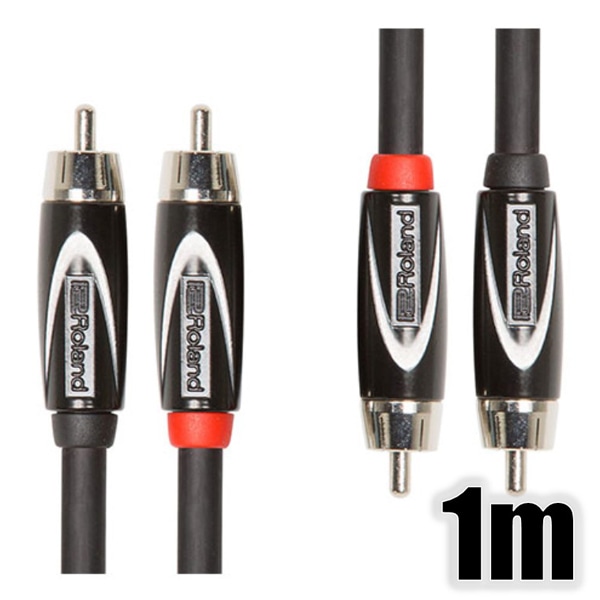 オーディオケーブル/1m/RCAピン×2-RCAピン×2