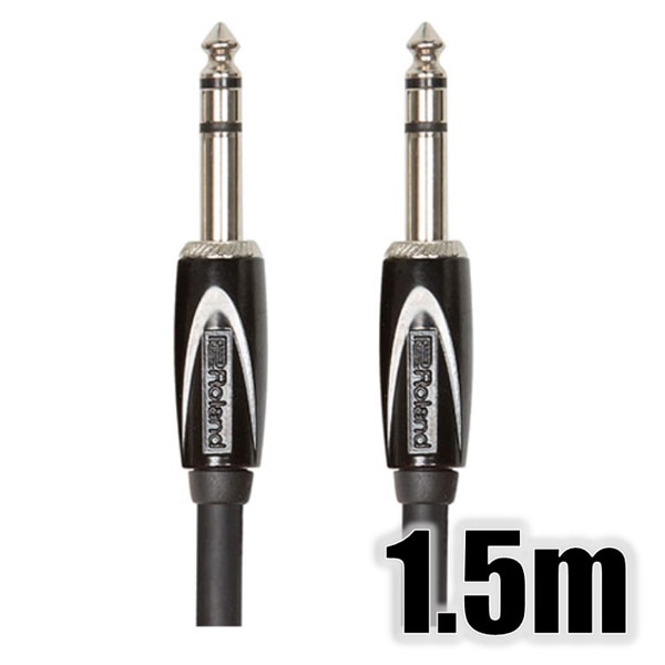 オーディオケーブル/1.5m/TRSフォン-TRSフォン