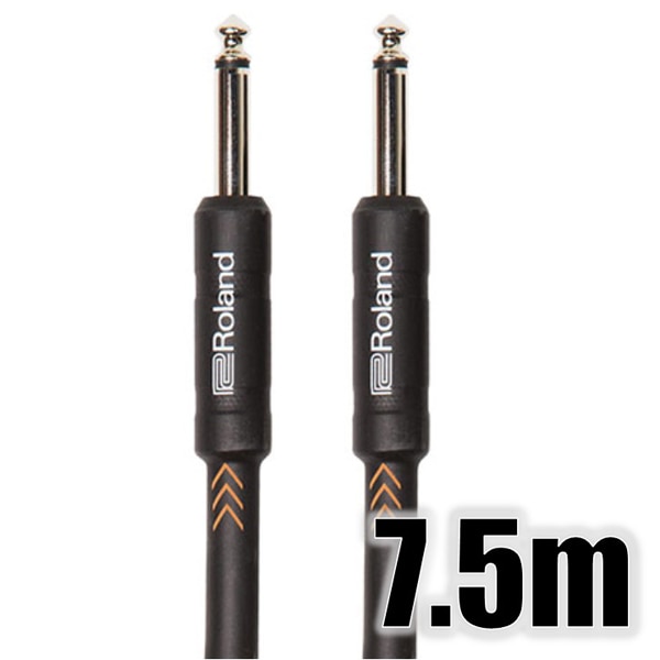 楽器用ケーブル/7.5m/TSフォン-TSフォン/両ストレート型