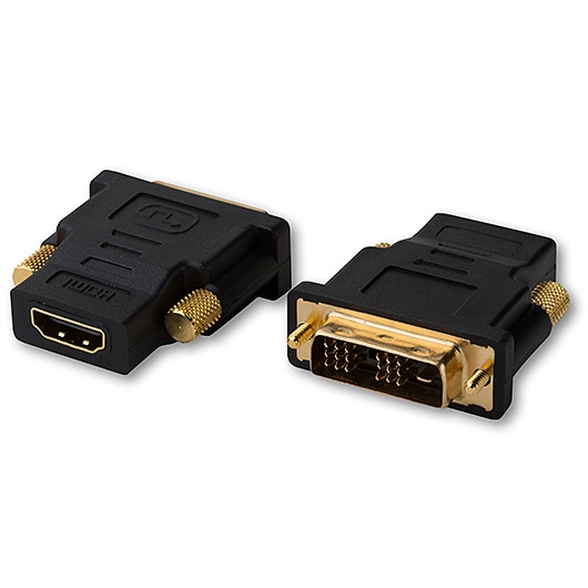 HDMI/DVI変換アダプタ（HDMIメス-DVI18ピンオス変換）