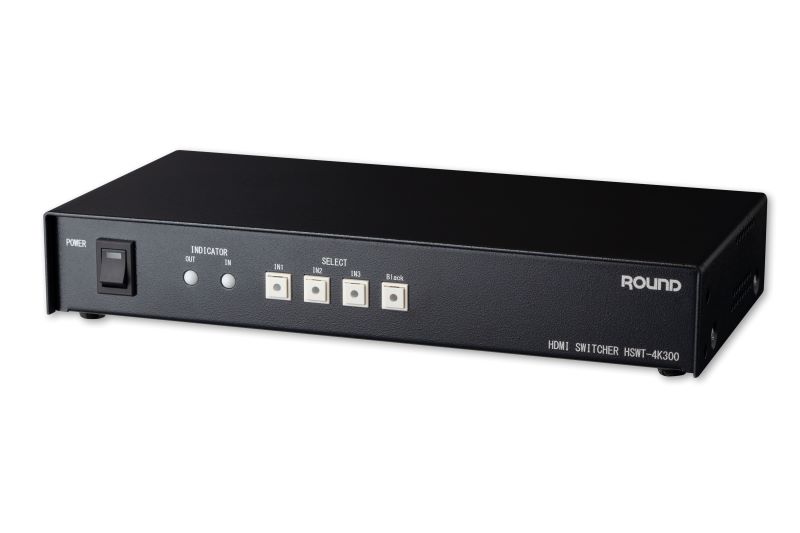 HDMI 3chセレクター（3入力1出力、4K対応、業務用、外部制御対応）