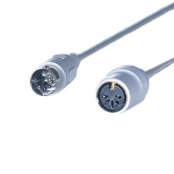 DOS/Vキーボード延長ケーブル 1.5m Din5Pオス-Din5Pメス