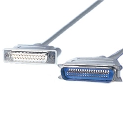 DOS/V PC プリンタケーブル 1.0m D-Sub25Pオス-マイクロリボン36Pオス