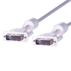 DVIケーブル 1m DVI-D24Pオス-DVI-D24Pオスケーブル 全ピン結線