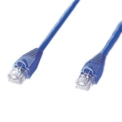 LANケーブル 10/100/1000BASE-T カテゴリー5E クロス 1m ブルー