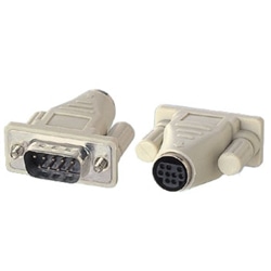 NECマウス変換アダプタ D-Sub9Pオス-ミニDin9Pメス