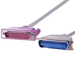 DOS/V PC プリンタケーブル IEEE1284 1m D-Sub25Pオス-マイクロリボン36Pオス