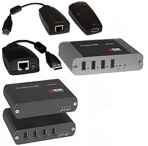 CrystalLink USB2.0 CAT5 (4ポート)