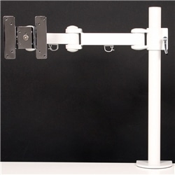 4軸式くねくねモニターアーム（ホワイト）