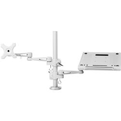 ノートパソコン＆サブモニター用ダブルアーム