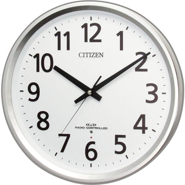 シチズン 電波時計 掛け時計 連続秒針 直径32cm M475