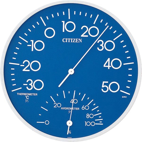 シチズン 温湿度計 アナログ スタンダードモデル