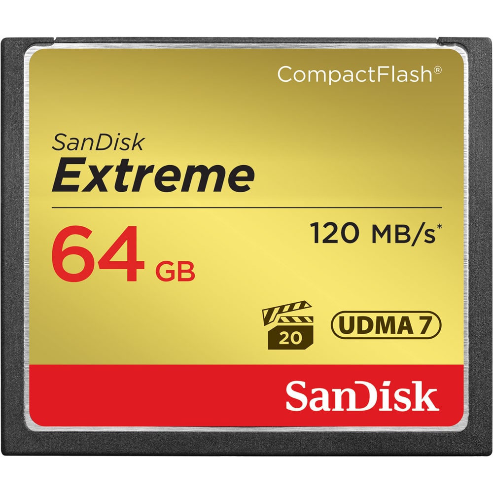 SanDisk エクストリーム コンパクトフラッシュ 64GB