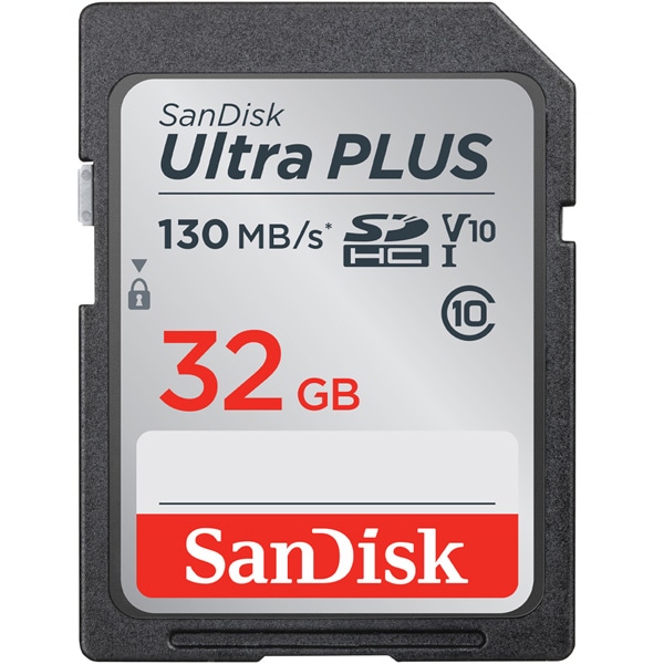 SanDisk ウルトラ プラス SDHC UHS-I 32GB