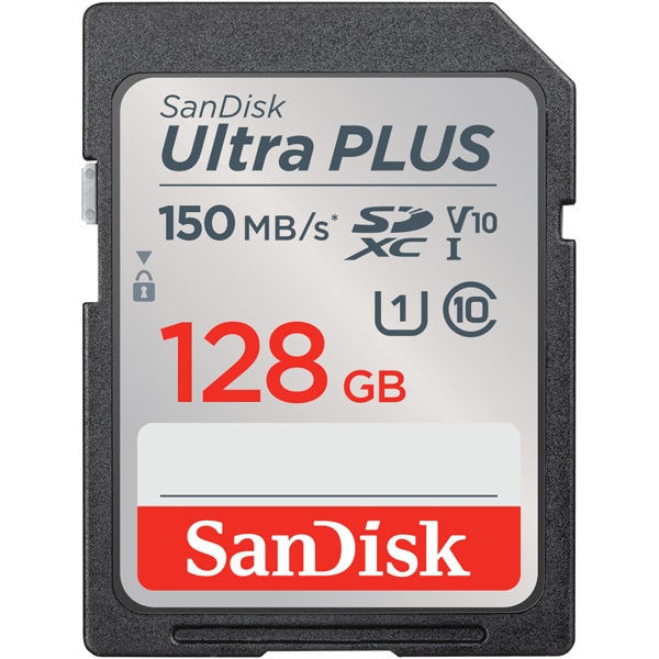 SanDisk Ultra PLUS SDXC UHS-Iカード 128GB