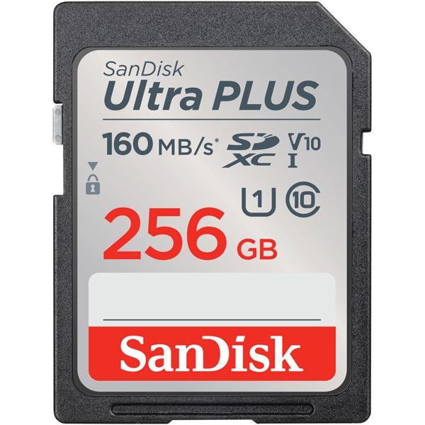 SanDisk Ultra PLUS SDXC UHS-Iカード 256GB