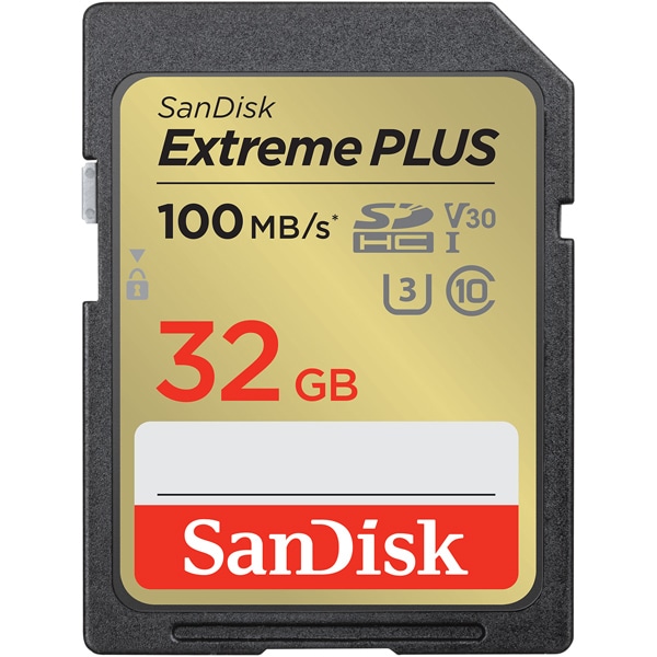 SanDisk Extreme PLUS SDHC UHS-Iカード 32GB