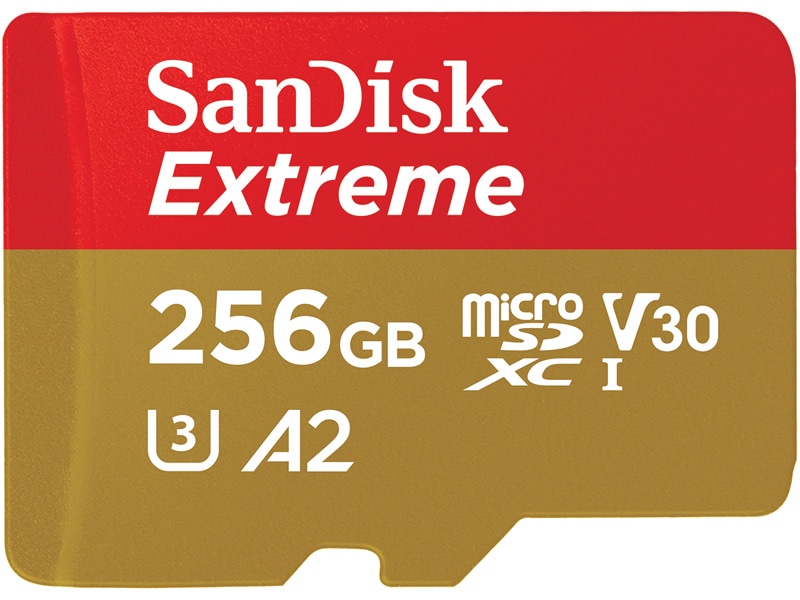 SanDisk Extreme microSDXC UHS-Iカード 256GB