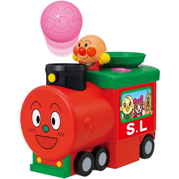 アンパンマン ボールがとびだす！はしるよポンポンSLマン