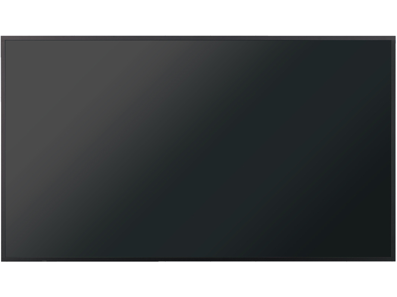 75V型4Kインフォメーションディスプレイ/3840×2160/VGA、HDMI、RS-232C/ブラック/スピーカー有/600cd高輝度/24時間連続稼働モデル/オンサイト保証