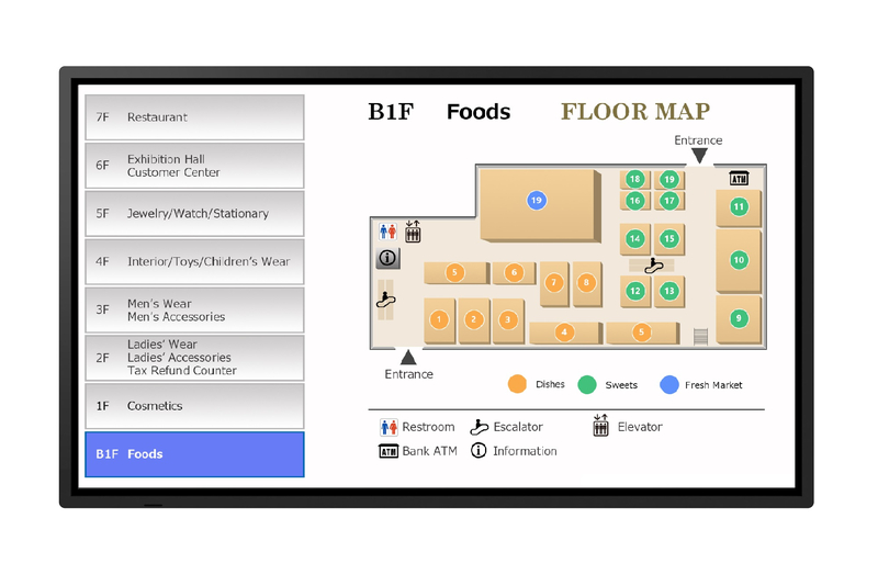 55V型4Kタッチディスプレイ BIG PAD/3840×2160/HDMI、USB-C/黒/スピーカー有/500cd/m2/Android OS搭載/縦横/18時間/無償オンサイト3年保証
