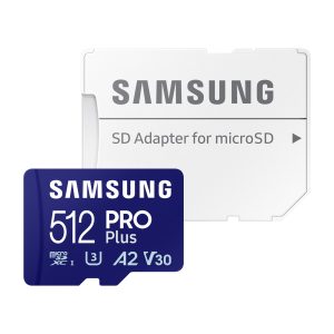 [2023年版]microSD PRO Plus 512GB Class 10/U3/V30/A2 (UHS-I)