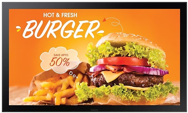 24型屋外高輝度液晶ディスプレイ/1920×1080/HDMI、USB/ブラック/スピーカーなし/3年保証/縦横設置可/IP66/IK-10/メディアプレイヤー内蔵/スタンド提案可