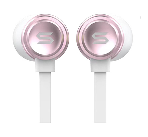 Type-Cイヤホン SC300 ライトピンク Type-C iPhone対応 MUTEボタン付