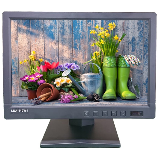 10.1インチHDMI液晶モニター 10.1型/1280×800/BNC、HDMI、D-Sub/ブラック/スピーカー：あり