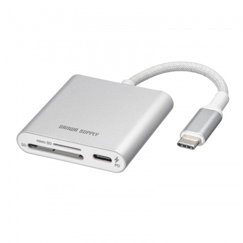 USB PD充電対応 Type-Cカードリーダー
