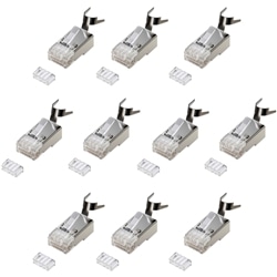 PoE カテゴリ6RJ-45コネクタ（より線用・10個）