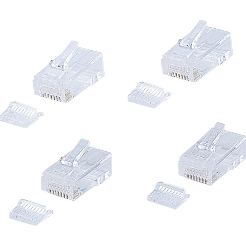 RJ-45コネクタ（より線・超フラットケーブル用・10個入り）