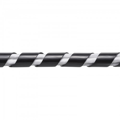 ケーブルタイ（スパイラル・ブラック）2m巻き・内寸直径12mm