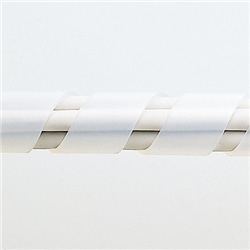 ケーブルタイ（スパイラル・ホワイト）5m巻き・内寸直径12mm