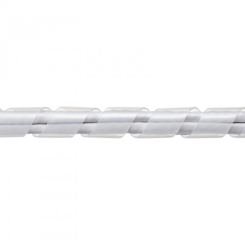 ケーブルタイ（スパイラル・ホワイト）2m巻き・内寸直径12mm