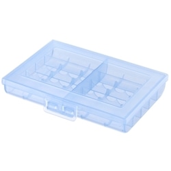 電池ケース（単3形、単4形対応・ブルー）