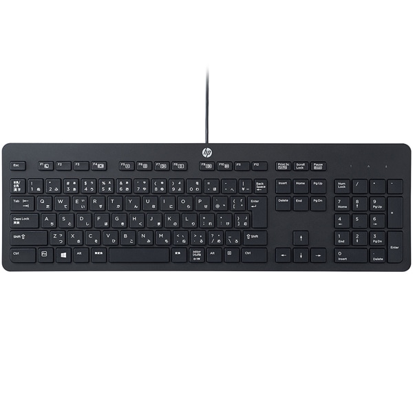 hp日本語版スタンダードスリムキーボード用シリコンキーボードカバー