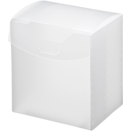 収納ケース付き・ブルーレイディスク対応不織布ケース（25枚入り・クリア）