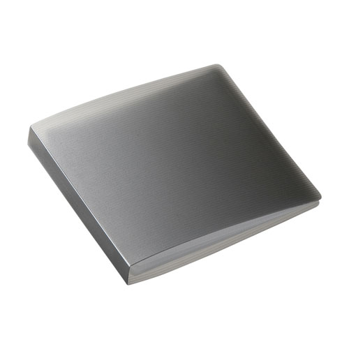 DVD・CDファイルケース（12枚収納・ブラック）