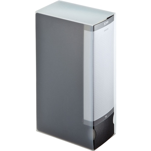 DVD・CDファイルケース（96枚収納・ブラック）