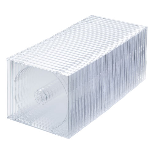 Blu-ray・DVD・CDケース（30枚セット・クリア）