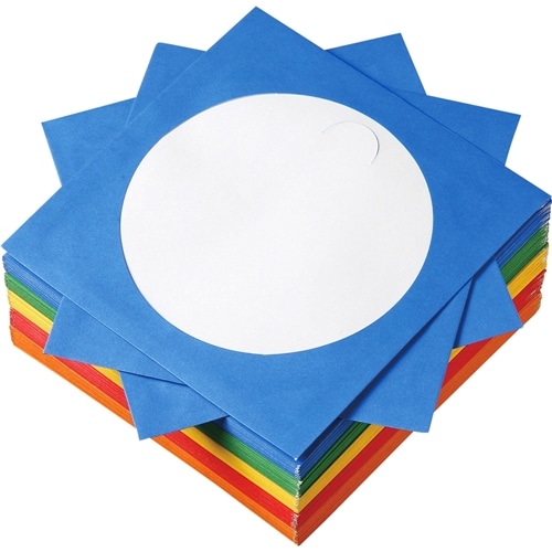 DVD・CDペーパースリーブケース（100枚入り・ミックスカラー）