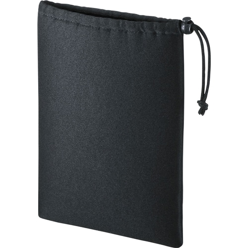 マルチクッションケース（巾着タイプ・ブラック）