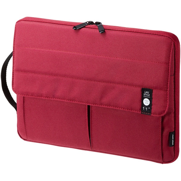 カジュアルPCインナーケース（11.6型ワイド・レッド）