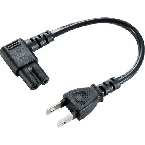 電源コード（2P・L型コネクタ・0.2m）