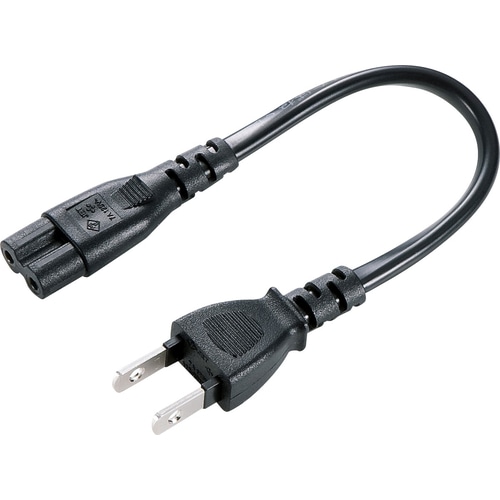 電源コード（2P・ストレートコネクタ・0.2m）