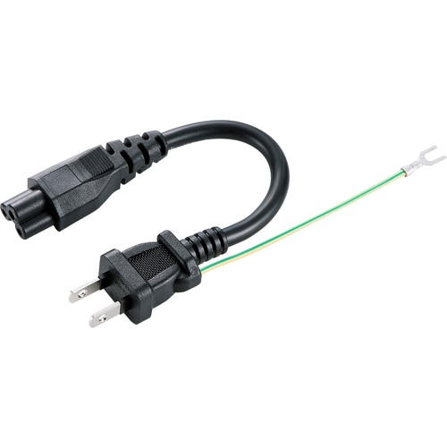 電源コード（3P・ストレートコネクタ・0.2m）