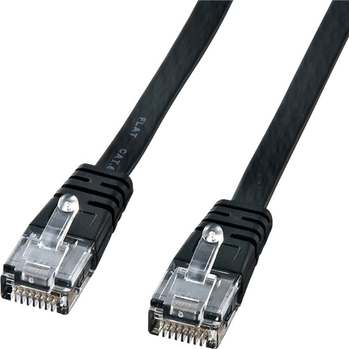 カテゴリ6フラットケーブル（7m・ブラック）