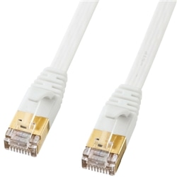 CAT7ウルトラフラットLANケーブル（5m・ホワイト）