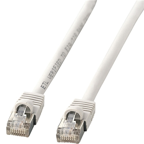 STPエンハンスドカテゴリ5単線ケーブル（1m・ライトグレー）